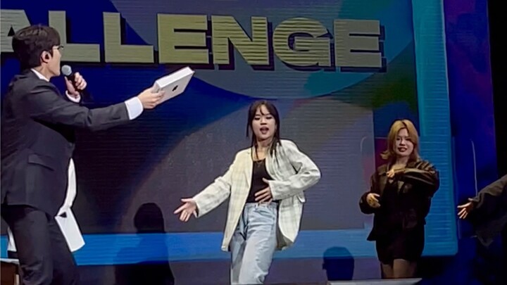 Cha got in front of the main character! Lee Sung Yeol called me to dance New Emotions on stage. Ah, 