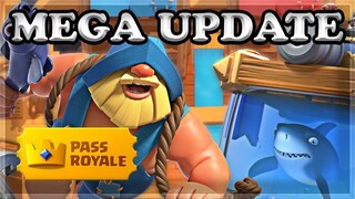 MASSIVE UPDATE with FISHERMAN, TOWER SKINS, PASS ROYALE, ARENA🍊