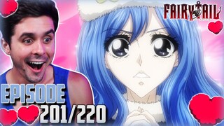 "JUVIA DESERVES BETTER" Fairy Tail Ep.201,220 Live Reaction!