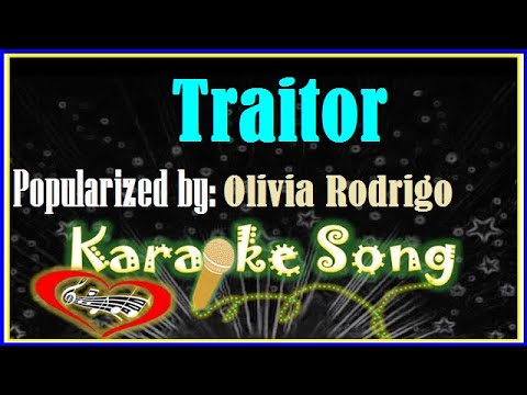 Olivia Rodrigo - traitor (Karaoke Version) 