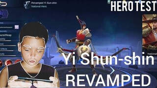 YI SHUN-SHIN REVAMPED | HERO TEST | SKIN GIVEAWAY | akosi RapRap