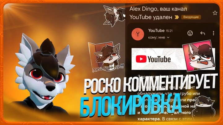🐺 Роско про блокировку канала Alex Dingo за непристойный контент