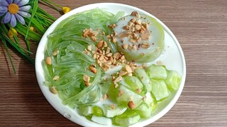 Chè Thạch Xanh - cách làm chè thạch xanh lá dứa nước cốt dừa thơm ngon tại nhà - Tú Lê Miền Tây