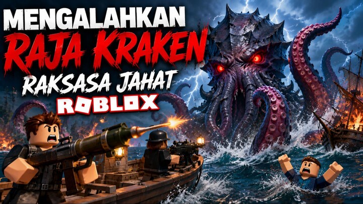 MENGALAHKAN RAJA KRAKEN RAKSASA JAHAT - ROBLOX