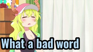What a bad word