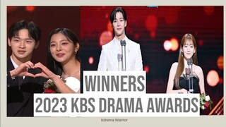 Full LIST OF Winners Of The 2023 KBS Drama Awards II 2023 KBS DRAMA AWARDS WINNERS