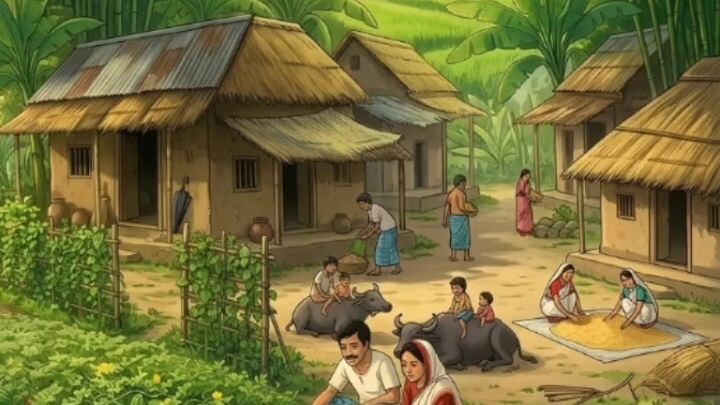 From Seed to Harvest  The Watermelon Garden#Ghibli -Inspired Village# village life #AnimeShortFilm