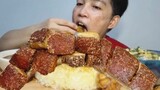 Crispy Lechon Kawali at Ginisang Monggo Mukbang ASMR | Filipino Food Mukbang Philippines |EatingShow