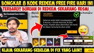 KODE REDEEM FREE FIRE TERBARU 3 JUNI 2022 HARI INI