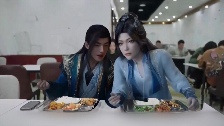 Han Li: Wan’er, even your maid Yu’er is so lovely that I can’t help but feel drawn to her—might I ta