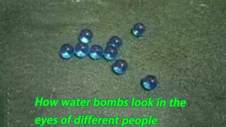 What Do Water Bullets Look Like To Different People?