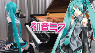 Hatsune Miku และ P Son gs Pia no Meday "Jisappe Aranse / Melt / Hibana / Sekai" ของ Pia no Koeru
