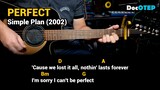 Perfect - Simple Plan (2002) - Easy Guitar Chords Tutorial with Lyrics Part 1 SHORTS REELS