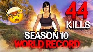 44 Kills World Record Season 10!! | Solo vs Squads | Call of Duty: Mobile Battle Royale