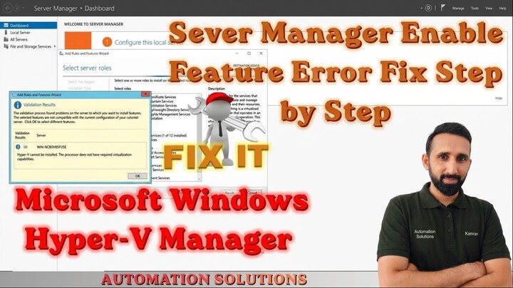 How to Fix Hyper-V Manager Enable Feature Error in Windows (Step by Step)