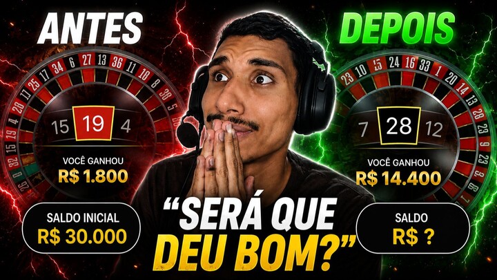 JOGANDO NA ROLETA COM UMA ESTRATÉGIA ARRISCADA