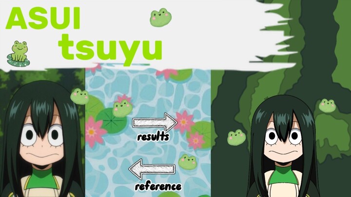 DRAWING TSUYU ASUI FORM THE ANIME MY HERO ACADEMIA | SPEEDPAINT
