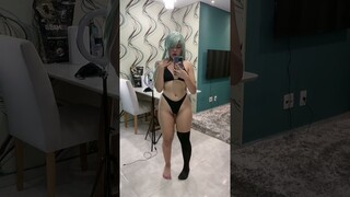 Gadis cantik pantat besar tarian seksi tiktok