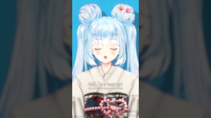 I don't want to be a loser.... #cover #ツユ #TUYU #vtuber #indonesia #shorts