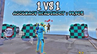 GAME PLAY HIGHLIGHT 4 JARI 1 VS 1 ACCURACY HEADSHOT 99%