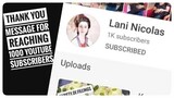 HOW LONG IT TOOK ME TO REACH 1K YOUTUBE SUBSCRIBERS | MY YOUTUBE JOURNEY | THANK YOU MESSAGE