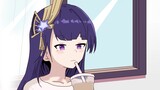 [Genshin Impact dubbing animation] Umum, ada yang salah dengan teh susumu!