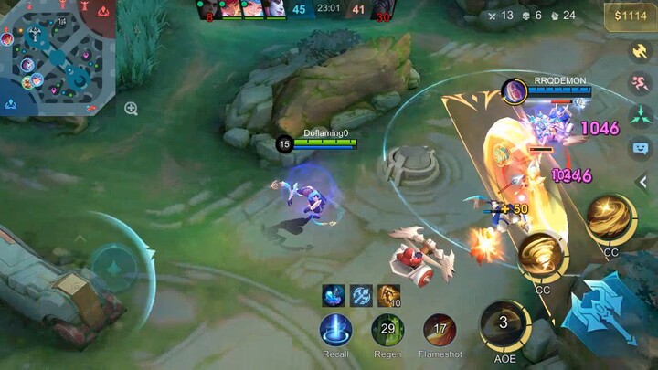 vale......vs miya...#mllb #mobilelegend #