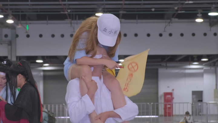 CPSP Comic Con 2019, found a scene of love! Platelet white blood cells!