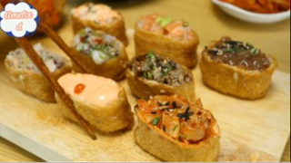 Mì tương đen và sushi phần 3 #mukbang