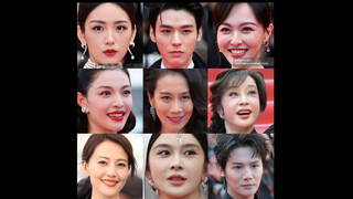Thử nghiệm trực tiếp! Những hình ảnh chân thực của các ngôi sao nam và nữ trên thảm đỏ Liên hoan phi