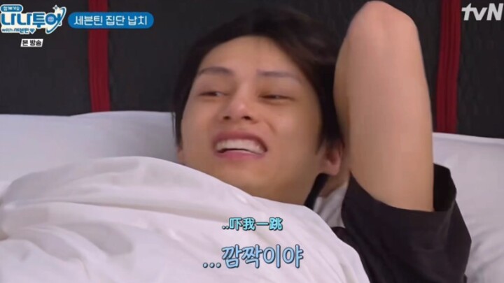 Cute cat Jun wakes up and starts listening to Korean and Chinese to determine if he is dreaming