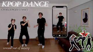 i tried some kpop dance challenges *frustration alert*