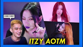 [ITZY] YEJI + CHAERYOUNG + RYUJIN Artist Of The Month (AOTM) REACTION | Studio Choom