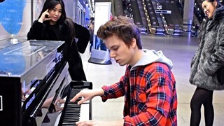 Play DanceMonkey at the London Underground Station