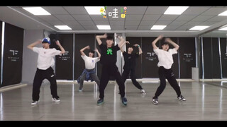 TF家族翻跳run it 练习室版本 看看他们的水平