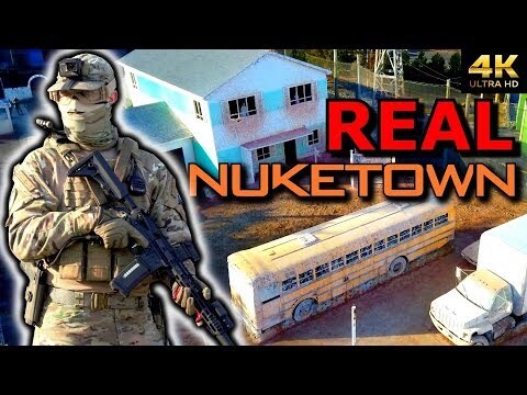 Pro Airsoft Player on REAL LIFE 1:1 NUKETOWN 😱