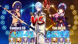 Candace C6 vs Yun Jin C6 Normal Atk Buff Showdown - Who is Best on Ayato Hyper Carry Team?