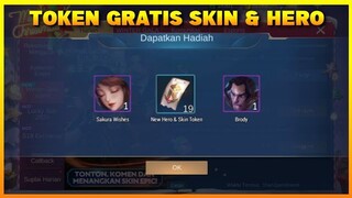 CARA MENDAPATKAN SKIN & HERO GRATIS MENGGUNAKAN TOKEN GRATIS SKIN & HERO | MOBILE LEGENDS BANG BANG