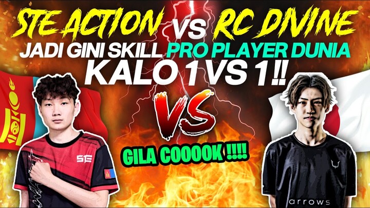 REACTION PERTARUNGAN PRO PLAYER DUNIA PUBGM !! STE ACTION VS RC DIVINE !! - PUBG MOBILE INDONESIA