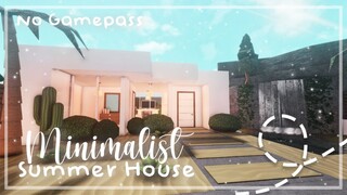 Roblox Bloxburg - No Gamepass Lakeside Minimalist House - Minami Oroi