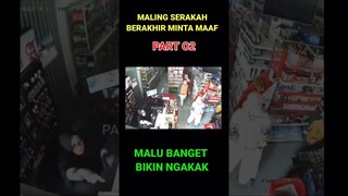 Maling Serakah Berakhir Minta Maaf Part02 #shorts