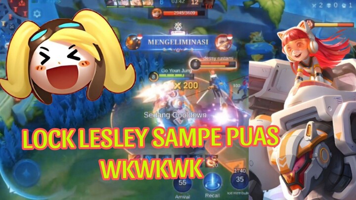 LOCK LESLEY SAMPE PUAS WKWKWK