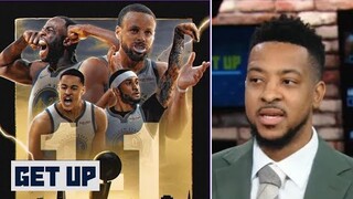 GET UP | "The legacy of Steph, Klay & Draymond is secured" - CJ McCollum on Warriors vs Celtics Gm3