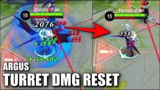 ARGUS CAN RESET TURRET DAMAGE