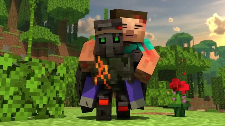 Iron Golem vs Wither - Alex & Steve Life