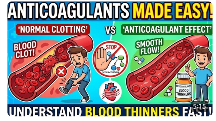 Anticoagulants Made Easy Mastering Anticoagulants: Heparin, Warfarin & DOACs for the AMC & USMLE