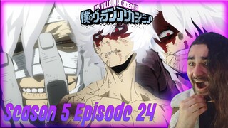 BEST EPISODE OF THE SEASON!! | My Hero Academia Season 5 Episode 24 Reaction