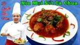 Cách làm món " Xíu Mại Sốt Cà Chua || siêu Ngon và Đơn giản