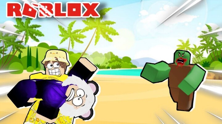 Aku Dan @AkifIskandar Cuba Melarikan Diri Daripada Pulau Yang BerZomBie | Roblox Video Malaysia |