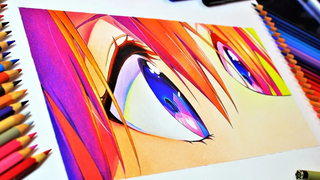 วิธีการวาดตาอะนิเมะ -Ichika Nakano